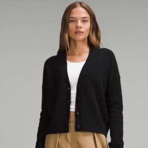 lululemon Alpaca Wool Blend Cardigan Sweater